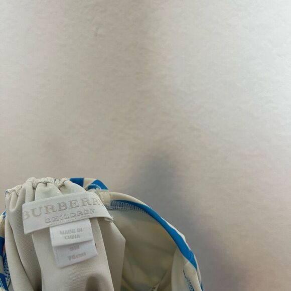 Burberry Baby Sunshine Striped One-Piece Swim Bathing Suit Size 9M 9 Months - Picture 6 of 7